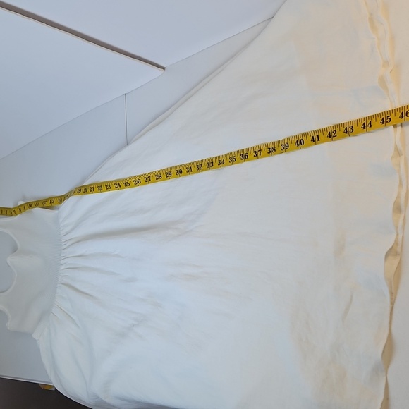 Lucy Paris Briela Tank Dress Linen Blend Skirt With Pockets Size S - Picture 11 of 12